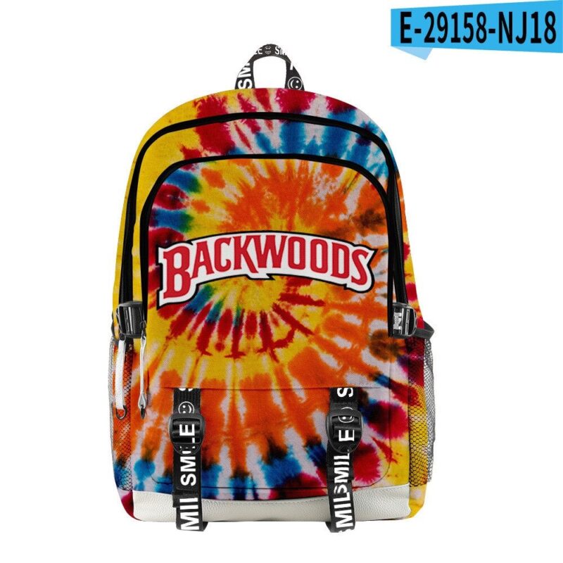 Backwoods Backpack 3D Digital Color Printing Travel Outing Student School Bag Travel Bag