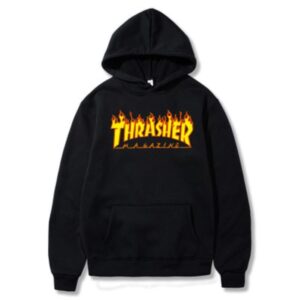 Thrasher hoodie Male Fashion Letter Print Hooded Sweatshirt Autumn Winter Trend Street Tops