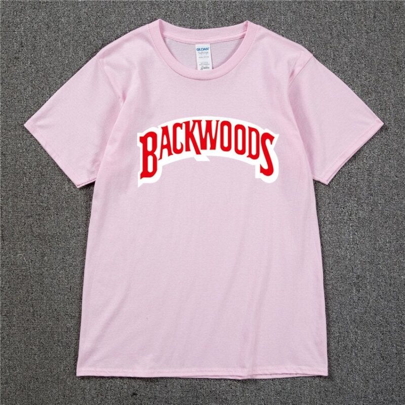 BACKWOODS T Shirts Men Short Sleeve Cotton T-Shirt Fashion Street Hip Hop Rock Streetwear Men Swag Tshirt