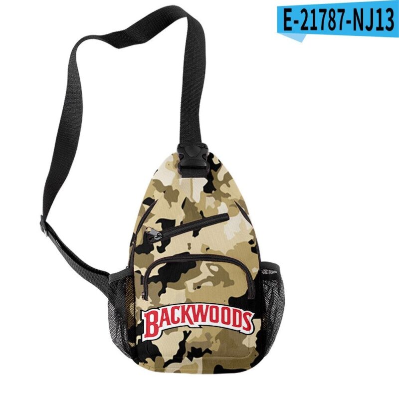 Backwoods Fashion Trend Single-Shoulder Bag Personalized Design Multi-Kinetic Energy Satchel