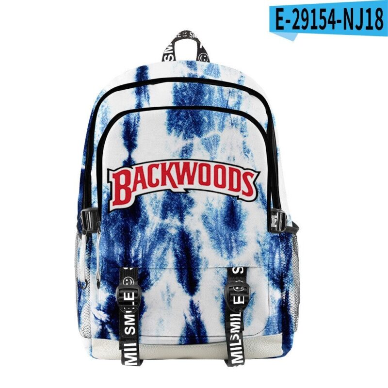 Backwoods Backpack 3D Digital Color Printing Travel Outing Student School Bag Travel Bag