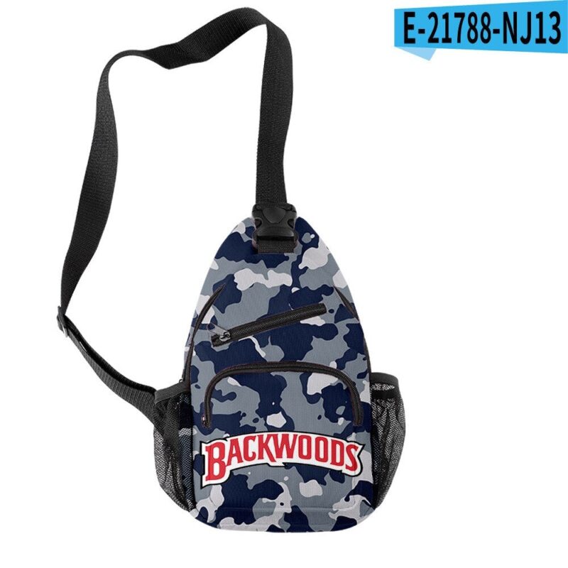 Backwoods Fashion Trend Single-Shoulder Bag Personalized Design Multi-Kinetic Energy Satchel