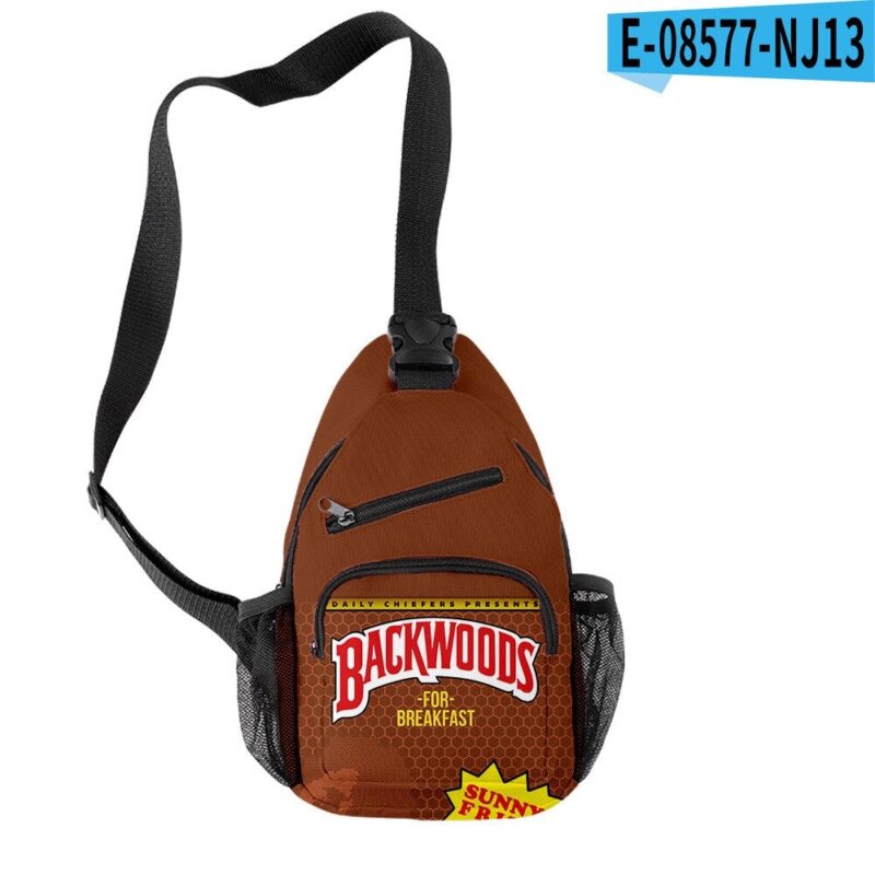 Backwoods Fashion Trend Single-Shoulder Bag Personalized Design Multi-Kinetic Energy Satchel