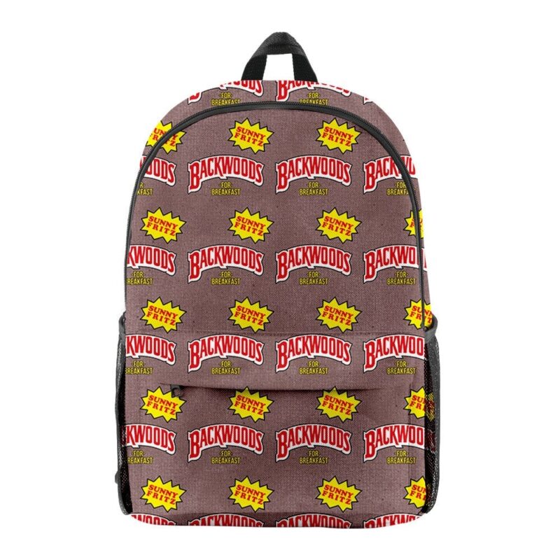 Backwoods Backpack School Bags 3D Printed Oxford Waterproof Sports Backpacks