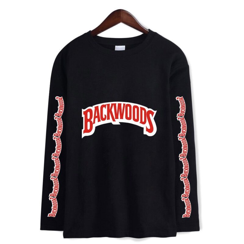 Backwoods T Shirts Comfortable Inner wear T Shirt Cotton Printed BACKWOODS Smoke Long sleeve Tshirt Oversized