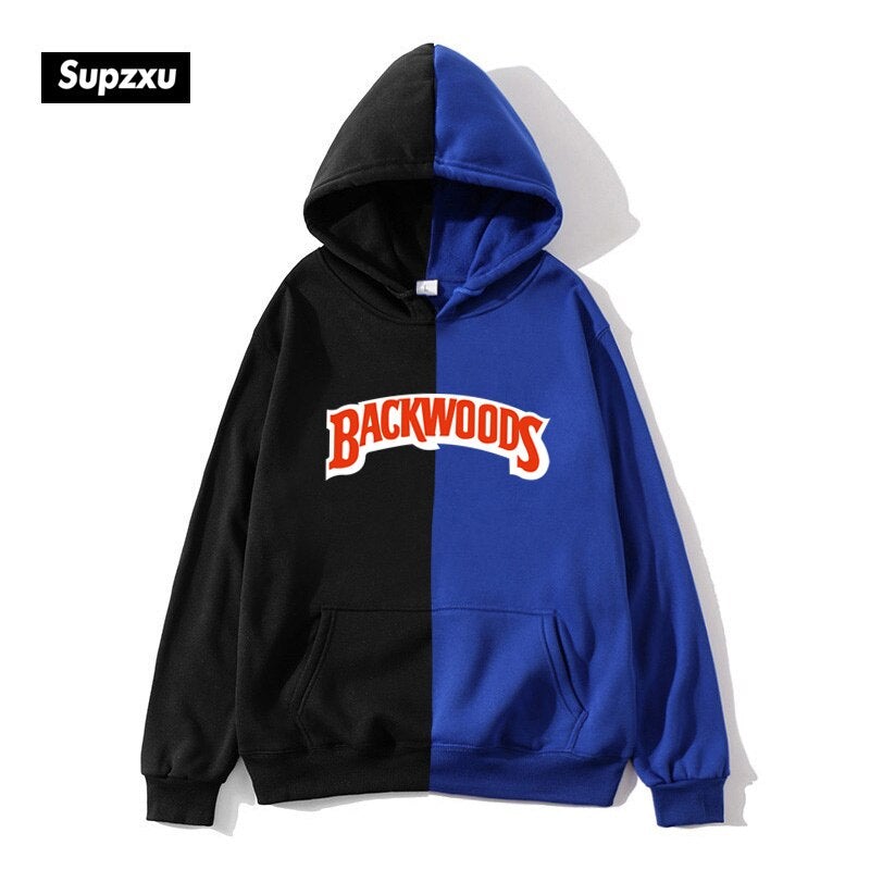 Backwoods Print Hoodies Pullover Hip Hop Men Tracksuit Hoodie Sweatshirts