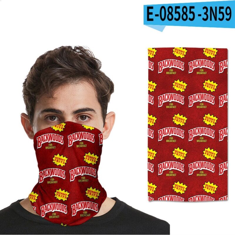 3D BACKWOODS Cigar Magic Turban Mask Face Towel Fashion Outdoor Mask Scarves Seamless Hairband Head Scarf Bandana Neck Cover