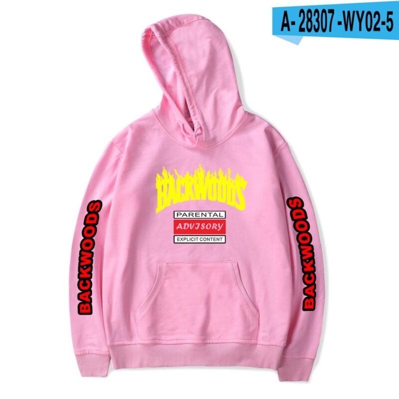 BACKWOODS Hoodie Sweatshirt Fashion Streetwear Hip Hop Pullover Hooded Jacket Casual Sportswear