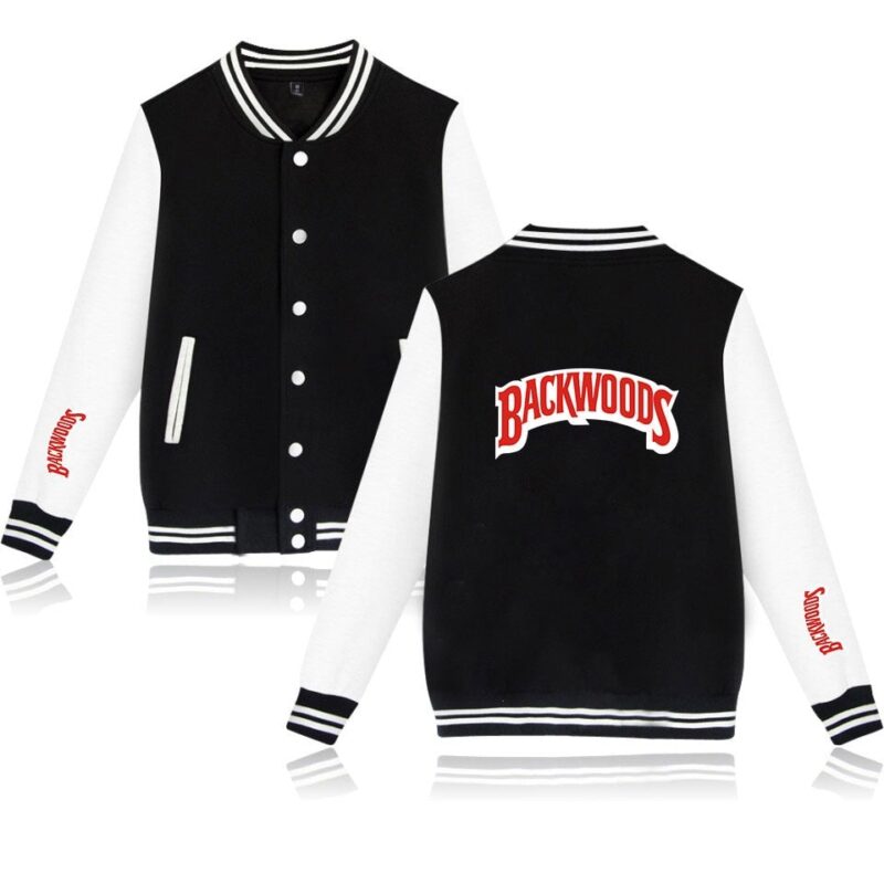 BACKWOODS Baseball Jacket Midlands Sweatshirt Warm Leisure Jacket Cotton High Quality BACKWOODS Smoke Coat Oversized Clothes