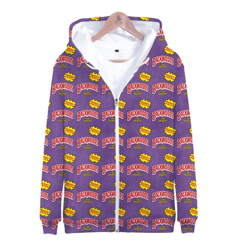 BACKWOODS 3D Printed Kids Hoodies  Zip Up Hoodie Sweatshirt Boys Girls Teenage Cartoon Jacket Coat Children Clothes