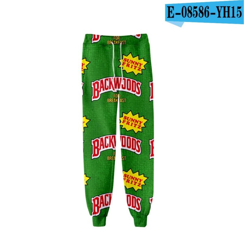 Backwoods Pants Men/Women Casual Trousers Hip Hop Sweatpants Streetwear Funny Clothing Pantalon Homme