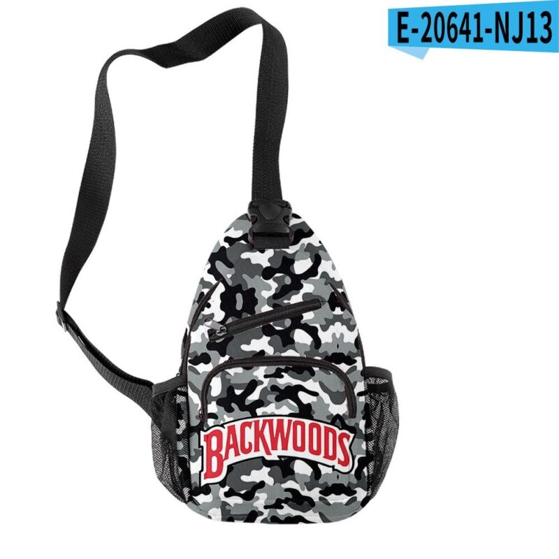 Backwoods Fashion Trend Single-Shoulder Bag Personalized Design Multi-Kinetic Energy Satchel