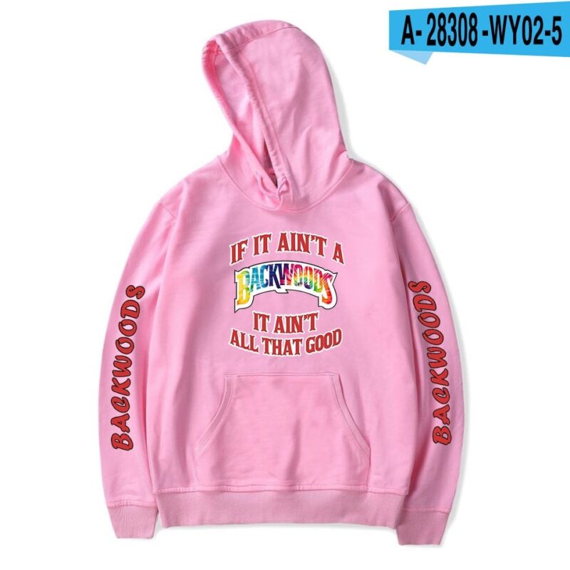 BACKWOODS Hoodie Sweatshirt Fashion Streetwear Hip Hop Pullover Hooded Jacket Casual Sportswear