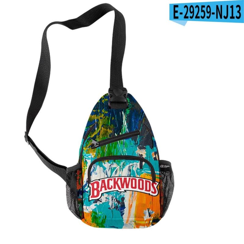 Backwoods Cigar Ink 3D Printing Messenger Bag Simple Shoulder Fashion Bags