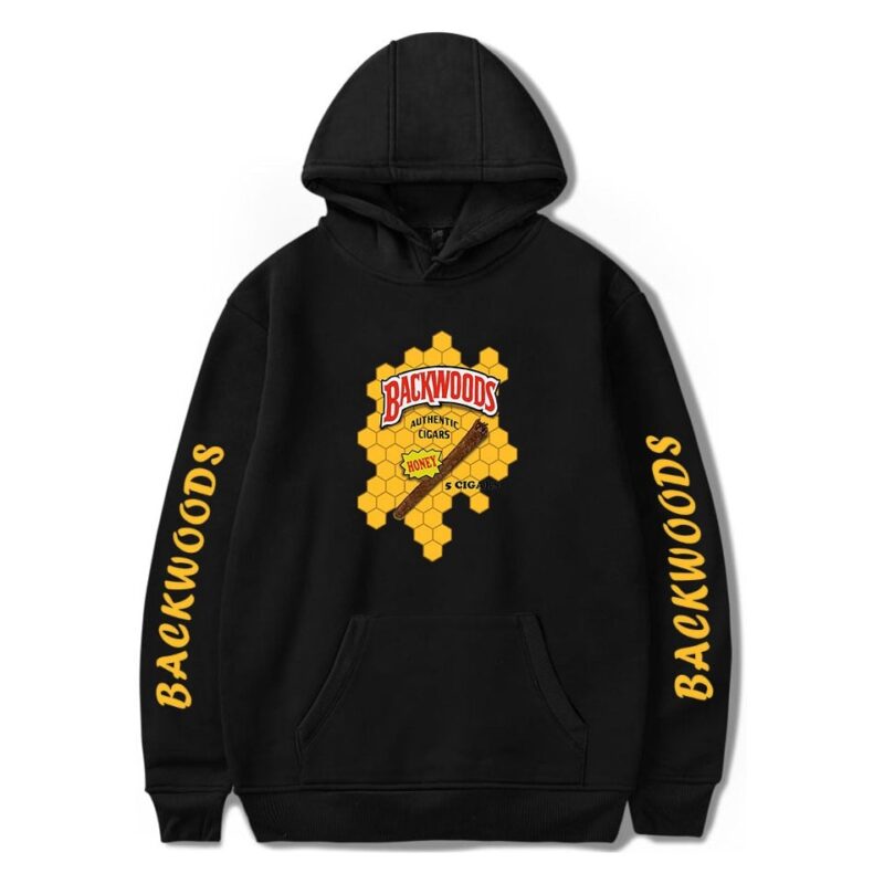 BACKWOODS Sweatshirt Fashion Streetwear Hip Hop Pullover Hooded Jacket Casual Sportswear