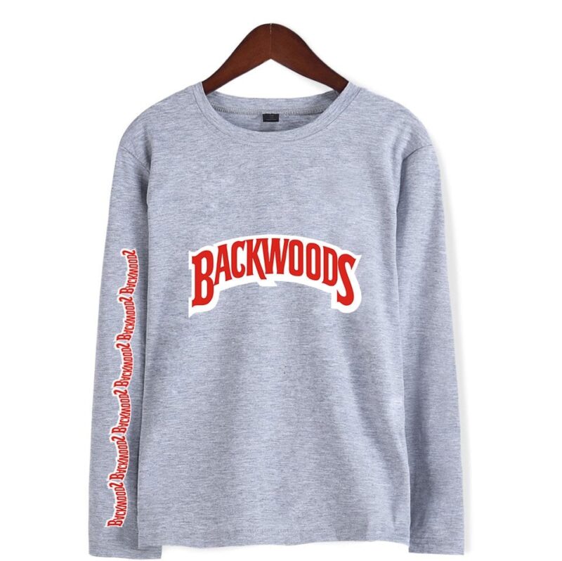 Backwoods T Shirts Comfortable Inner wear T Shirt Cotton Printed BACKWOODS Smoke Long sleeve Tshirt Oversized