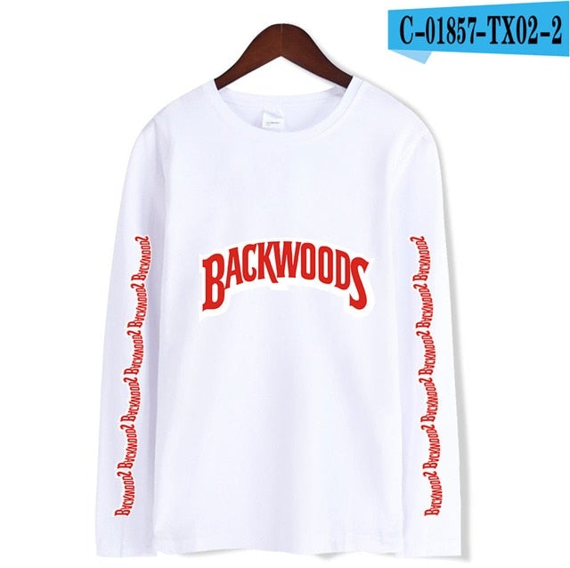 Backwoods T Shirts Comfortable Man Women Inner wear T Shirt Cotton Printed BACKWOODS Smoke Long sleeve Tshirt Oversized