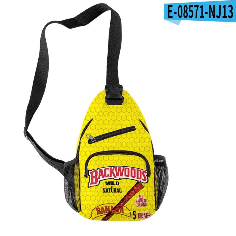 Backwoods Fashion Trend Single-Shoulder Bag Personalized Design Multi-Kinetic Energy Satchel