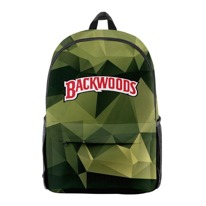 Backwoods Camouflage Backpack School Bags 3D Printed Oxford Waterproof Sports Backpacks