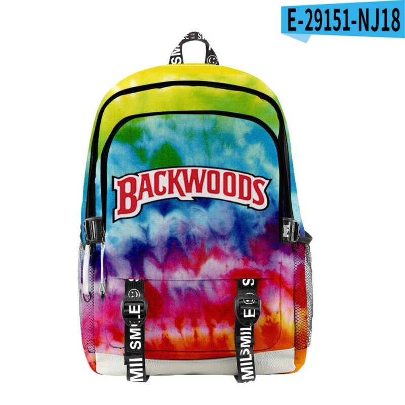 Backwoods Backpack 3D Digital Color Printing Travel Outing Student School Bag Travel Bag