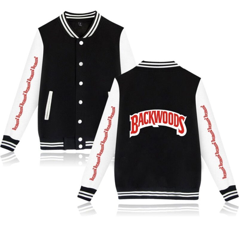 BACKWOODS Baseball Jacket Midlands Sweatshirt Warm Leisure Jacket Cotton High Quality BACKWOODS Smoke Coat Oversized Clothes