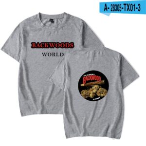 BACKWOODS T Shirt Harajuku Casual Male T-shirt Hipster Hip-hop Vintage Homme Streetwear
