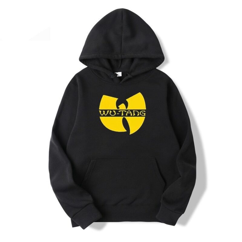 Letter Wu Tang print Hoodie Long Sleeve Sweatshirt Rap Music Hoody Tops