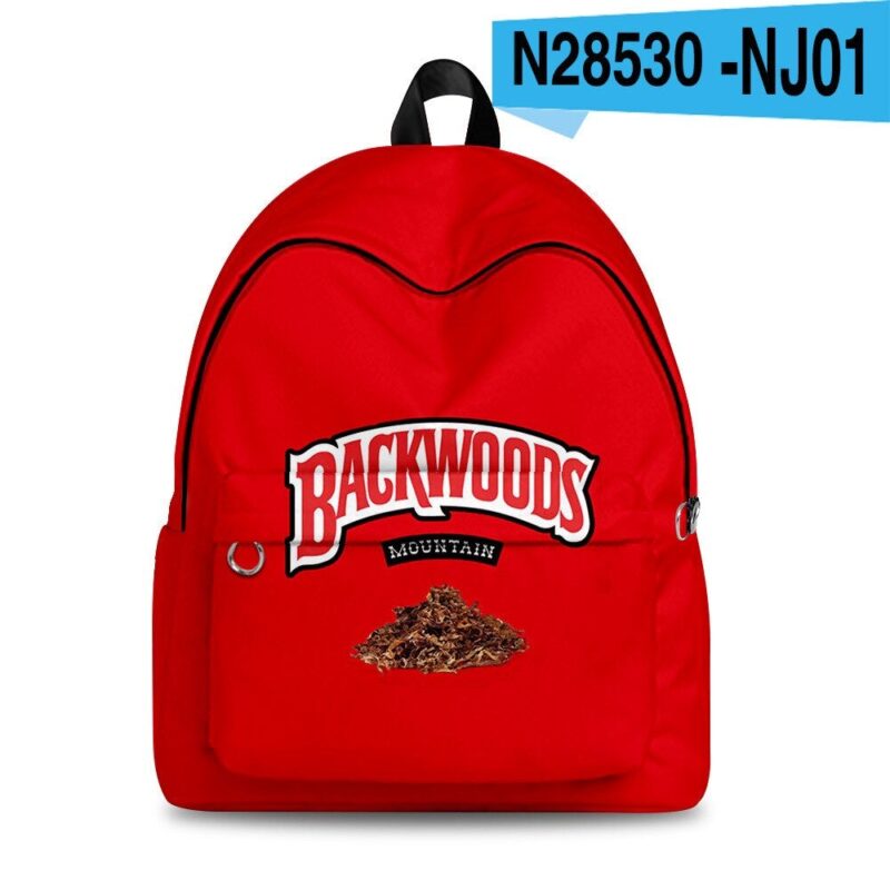Backwoods Teenager Students School Bags Unisex Outside Travel Waterproof Oxford Casual Backpack