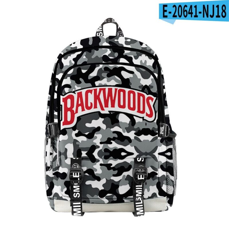 Backwoods 3d Printed Backpack School Student Casual Book Backpack Laptop Bag
