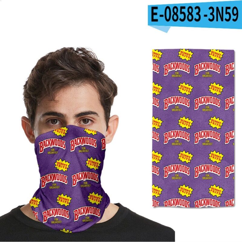 3D BACKWOODS Cigar Magic Turban Mask Face Towel Fashion Outdoor Mask Scarves Seamless Hairband Head Scarf Bandana Neck Cover