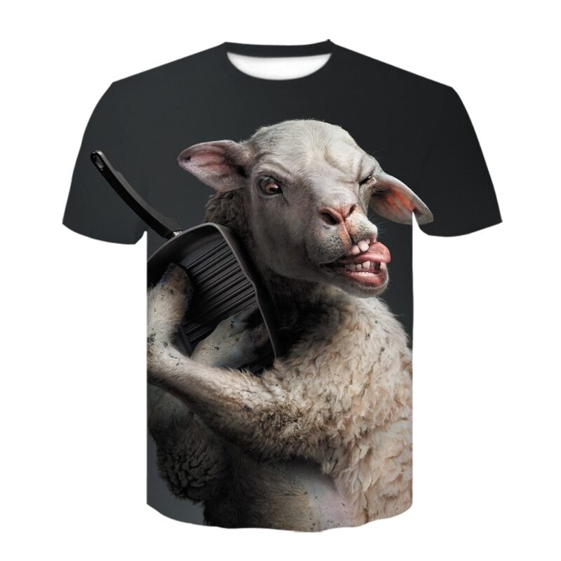 3D Muscle T Shirt Men Summer Short Sleeve Fitness Tee Cool Streetwear 3D Print Fake Muscle T-shirt