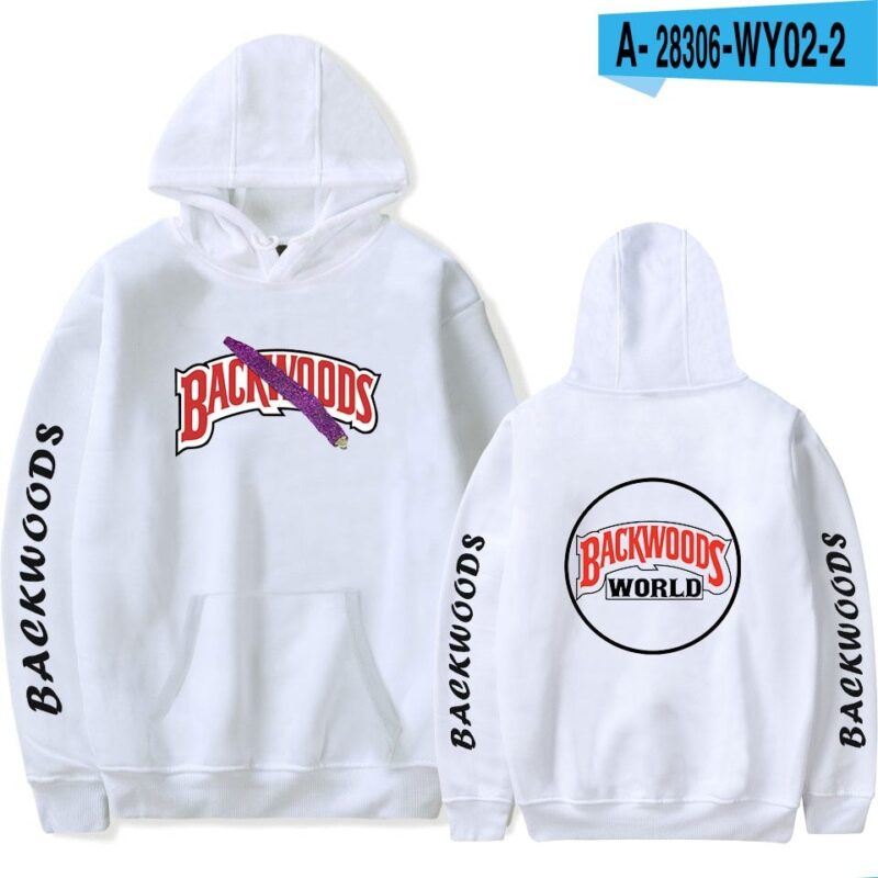 BACKWOODS Sweatshirt Fashion Streetwear Hip Hop Pullover Hooded Jacket Casual Sportswear