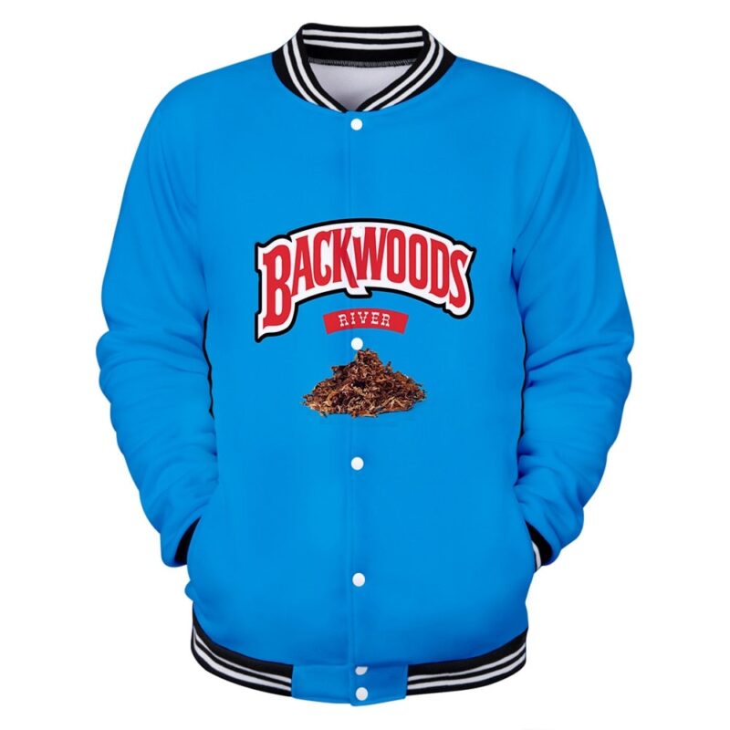 Backwoods Jackets Men/Women Personality Fashion beer Outback Coats BACKWOODS Smoke 3D Print Casual Honey Berry Baseball uniform