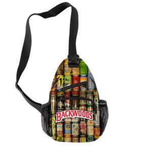 Backwoods 3D Printing Messenger Bag Simple Shoulder Bag