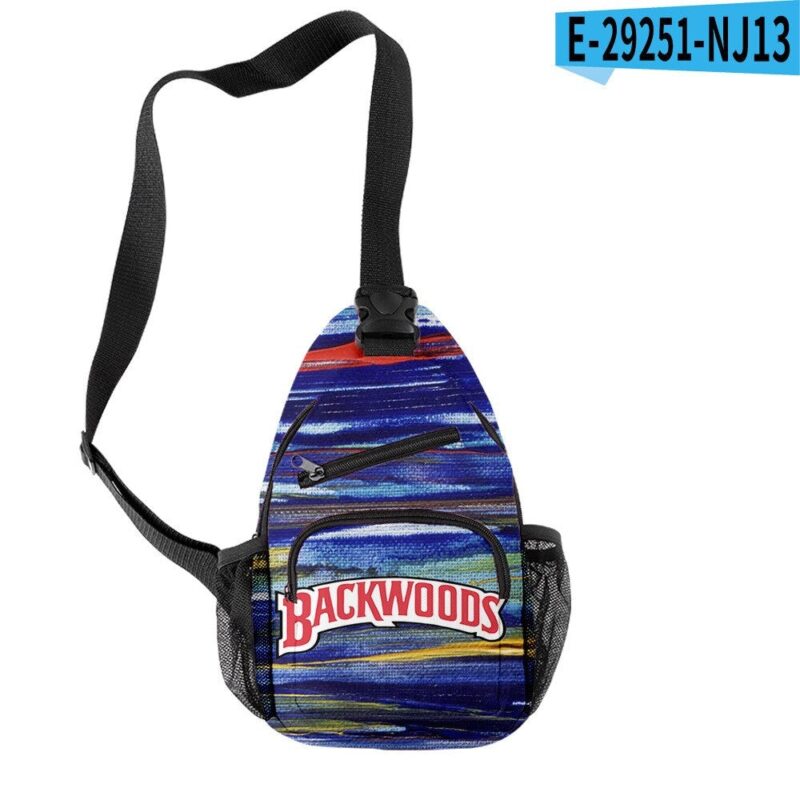 Backwoods Cigar Ink 3D Printing Messenger Bag Simple Shoulder Fashion Bags