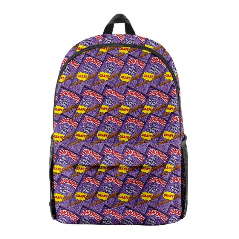 Backwoods Backpack School Bags 3D Printed Oxford Waterproof Sports Backpacks