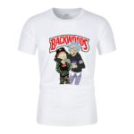 Anime Short Sleeve Backwoods Crew Neck T-Shirt Large Short Sleeve