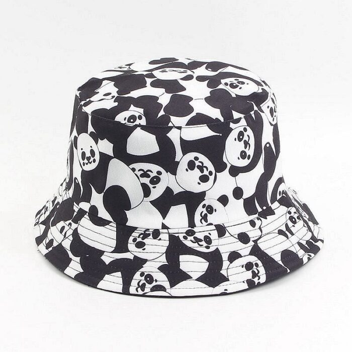 2021 New Fashion Reversible Black White Cow Print Bucket Hat Panama Summer Sun Caps For Women 9d5b412e e694 474f b6f2 4807e4579592