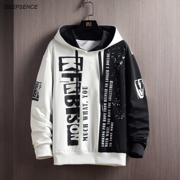 Men Sweatshirts Hoodie Men Tops Spring and Autumn Street Men Wear Japanese Hip Hop Casual Fashion 1
