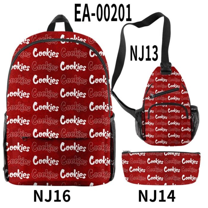 New Women Men Backpacks Sets 3 Pieces Cookie Teenager Boys Girls School Bags Women Men Oxford 258bf0ad 44d2 407d 81c4 2cd8d335cfd5
