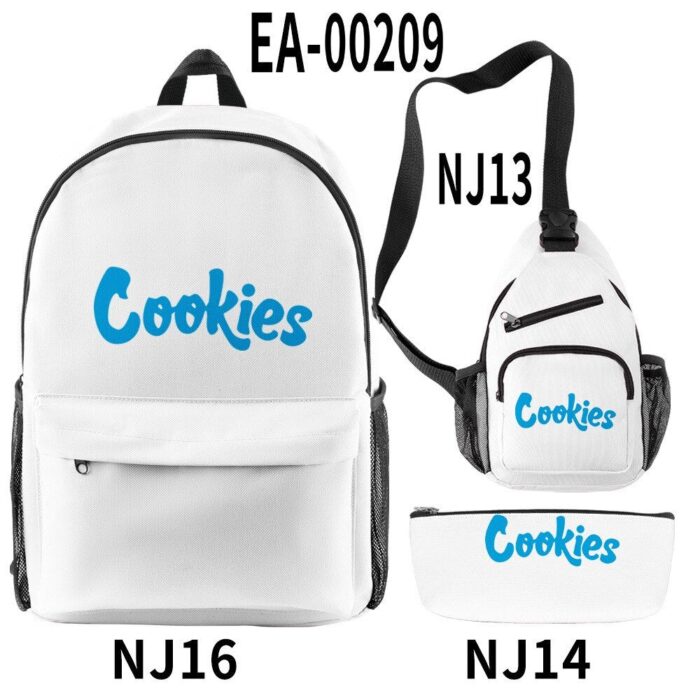 New Women Men Backpacks Sets 3 Pieces Cookie Teenager Boys Girls School Bags Women Men Oxford 7a056b67 991a 43e5 8b09 00153cd61837