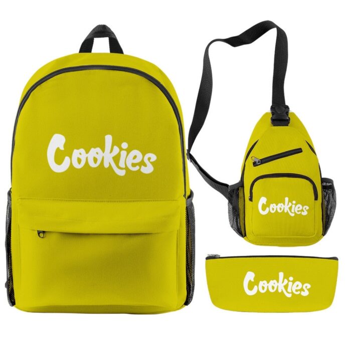 New Women Men Backpacks Sets 3 Pieces Cookie Teenager Boys Girls School Bags Women Men Oxford 9f02a8e3 a0ff 4a74 bcdc 315fcfe6c047