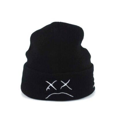 White Black Beanie Embroidery Love Men Women Autumn Winter Knitted Hat Skullies Warm Hip Hop Ski