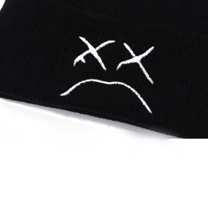 White Black Beanie Embroidery Love Men Women Autumn Winter Knitted Hat Skullies Warm Hip Hop Ski 944827d1 a713 4c99 856c 298bddaf9466