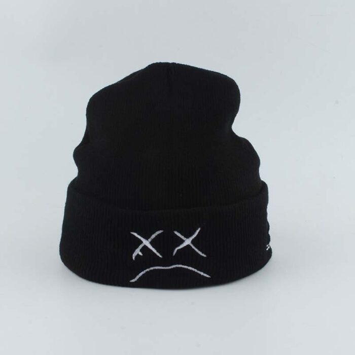 White Black Beanie Embroidery Love Men Women Autumn Winter Knitted Hat Skullies Warm Hip Hop Ski fe9fd0c4 5eeb 4e4c 989b ec4ce0db536a
